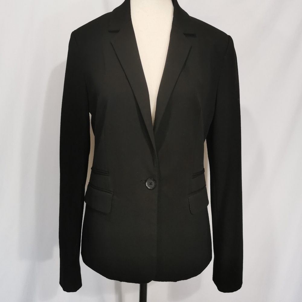 Express 1-Button Fully Lined Fitted Black Blazer - Sz 8 Open To Offers